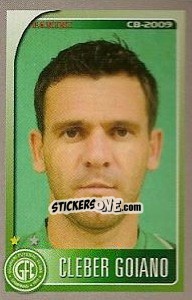 Cromo Cléber Goiano - Campeonato Brasileiro 2009 - Panini