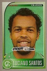 Figurina Luciano Santos - Campeonato Brasileiro 2009 - Panini