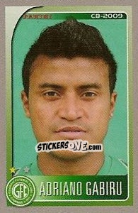 Sticker Adriano Gabiru - Campeonato Brasileiro 2009 - Panini