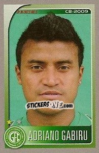 Cromo Adriano Gabiru - Campeonato Brasileiro 2009 - Panini