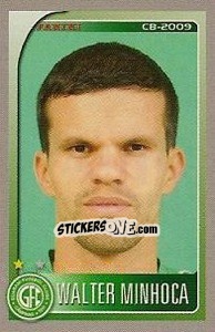 Cromo Walter Minhoca - Campeonato Brasileiro 2009 n. 490 - Panini