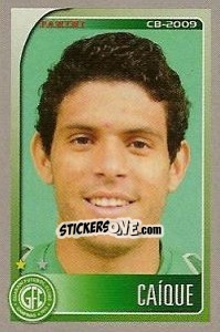 Sticker Caique - Campeonato Brasileiro 2009 - Panini