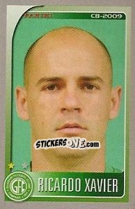 Cromo Ricardo Xavier - Campeonato Brasileiro 2009 - Panini