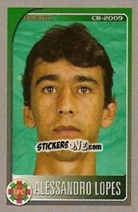 Figurina Alessandro Lopes - Campeonato Brasileiro 2009 - Panini