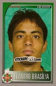 Cromo Leandro Brasilia - Campeonato Brasileiro 2009 - Panini