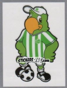 Figurina Mascote do Juventude - Campeonato Brasileiro 2009 - Panini