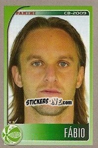 Sticker Fábio - Campeonato Brasileiro 2009 - Panini