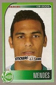 Figurina Mendes - Campeonato Brasileiro 2009 - Panini