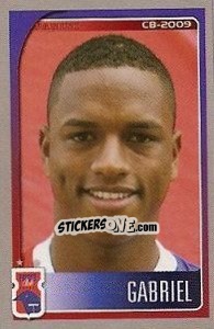 Sticker Gabriel - Campeonato Brasileiro 2009 n. 525 - Panini