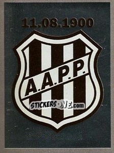 Sticker Escudo do Ponte Preta - Campeonato Brasileiro 2009 n. 535 - Panini