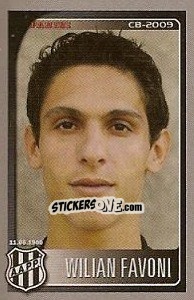 Cromo Wilian Favoni - Campeonato Brasileiro 2009 n. 543 - Panini
