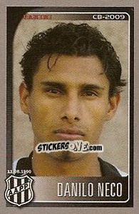 Cromo Danilo Neco - Campeonato Brasileiro 2009 - Panini