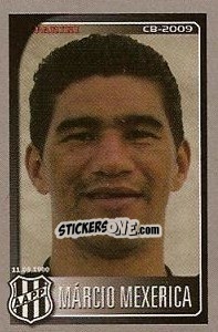 Figurina Márcio Mexerica - Campeonato Brasileiro 2009 - Panini