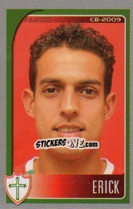 Sticker Erick - Campeonato Brasileiro 2009 n. 556 - Panini