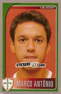Sticker Marco Antônio - Campeonato Brasileiro 2009 n. 558 - Panini