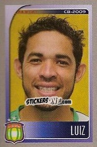Figurina Luiz Silva - Campeonato Brasileiro 2009 - Panini