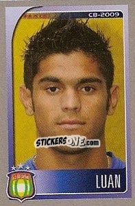 Cromo Luan - Campeonato Brasileiro 2009 - Panini