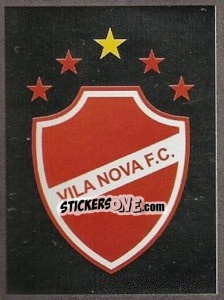 Figurina Escudo do Vila Nova - Campeonato Brasileiro 2009 - Panini