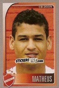 Figurina Matheus - Campeonato Brasileiro 2009 - Panini