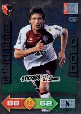 Figurina Gabriel Heinze - Argentina Extensiòn Torneo Inicial 2012-2013. Adrenalyn XL - Panini