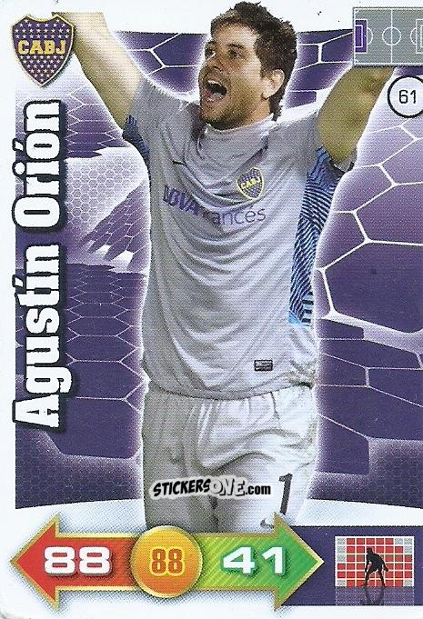 Figurina Agustín Orión - El Gran Juego De Fùtbol 2012. Adrenalyn XL n. 61 - Panini