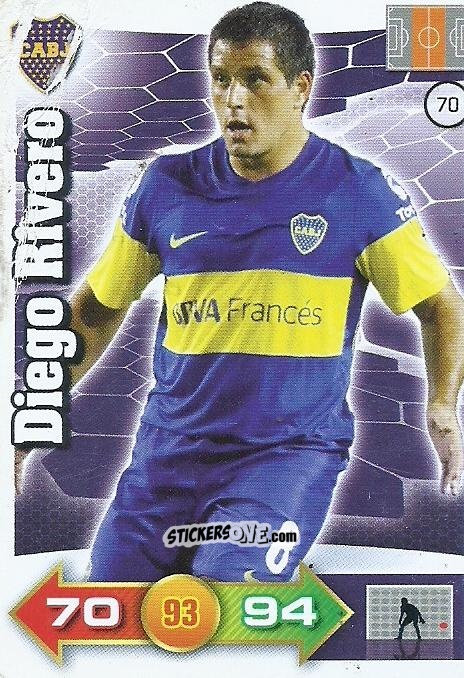 Cromo Diego Rivero - El Gran Juego De Fùtbol 2012. Adrenalyn XL n. 70 - Panini