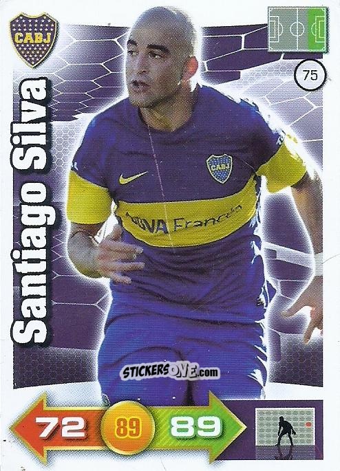 Cromo Santiago Silva - El Gran Juego De Fùtbol 2012. Adrenalyn XL n. 75 - Panini
