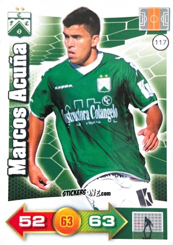 Figurina Marcos Acuña - El Gran Juego De Fùtbol 2012. Adrenalyn XL n. 117 - Panini