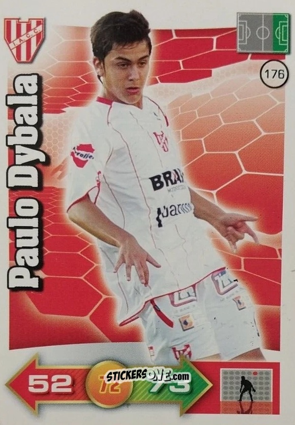 Cromo Paulo Dybala - El Gran Juego De Fùtbol 2012. Adrenalyn XL n. 176 - Panini