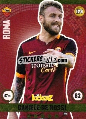 Sticker Daniele de Rossi - Football Cards 2016 n. 129 - Kickerz