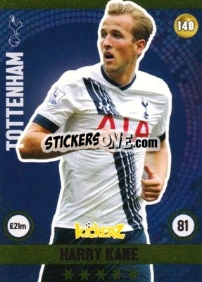 Sticker Harry Kane - Football Cards 2016 n. 140 - Kickerz