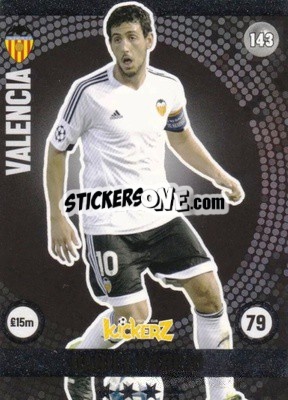 Sticker Daniel Parejo - Football Cards 2016 n. 143 - Kickerz