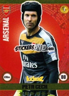 Sticker Petr Cech - Football Cards 2016 n. 1 - Kickerz
