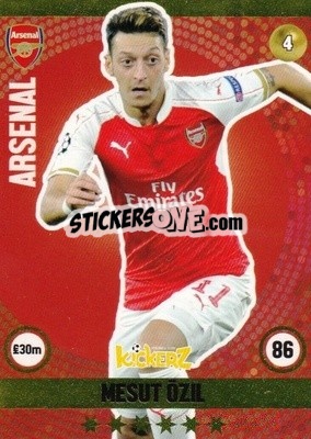Sticker Mesut Ozil - Football Cards 2016 - Kickerz