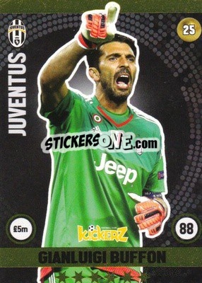 Sticker Gianluigi Buffon - Football Cards 2016 n. 25 - Kickerz