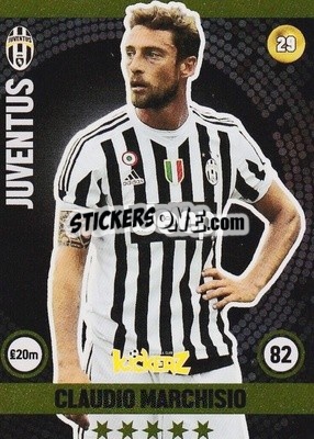 Sticker Claudio Marchisio - Football Cards 2016 n. 29 - Kickerz