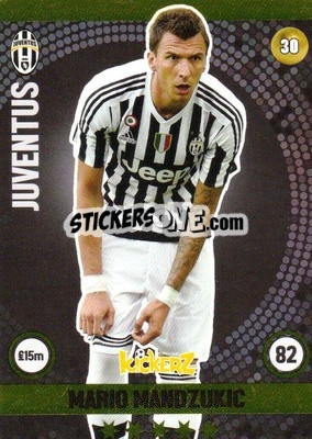 Sticker Mario Mandzukic - Football Cards 2016 n. 30 - Kickerz