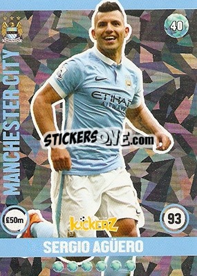 Cromo Sergio Aguero - Football Cards 2016 - Kickerz