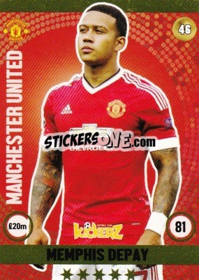 Sticker Memphis Depay - Football Cards 2016 n. 46 - Kickerz