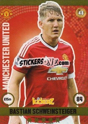 Sticker Bastian Schweinsteiger - Football Cards 2016 n. 48 - Kickerz