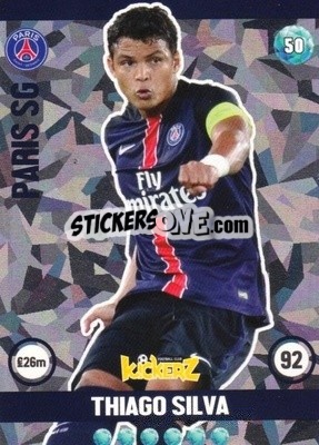 Sticker Thiago Silva - Football Cards 2016 n. 50 - Kickerz