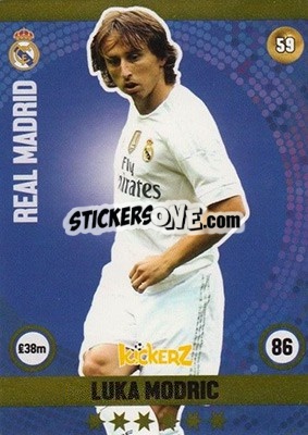 Sticker Luka Modric - Football Cards 2016 n. 59 - Kickerz