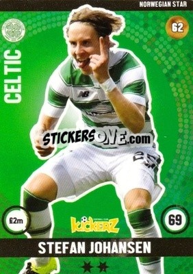 Sticker Stefan Johansen - Football Cards 2016 n. 62 - Kickerz