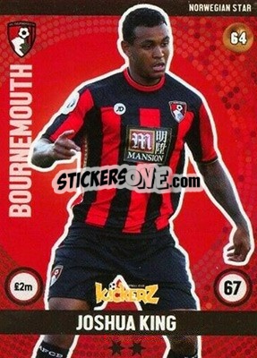 Sticker Joshua King - Football Cards 2016 - Kickerz