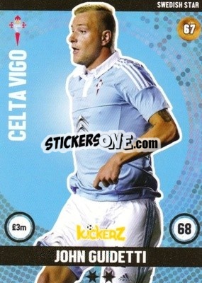 Sticker John Guidetti - Football Cards 2016 - Kickerz
