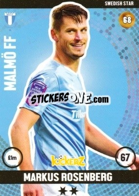 Sticker Markus Rosenberg - Football Cards 2016 n. 68 - Kickerz