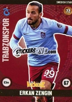 Sticker Erkan Zengin - Football Cards 2016 n. 72 - Kickerz