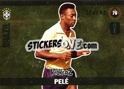 Figurina Pele - Football Cards 2016 - Kickerz