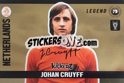 Figurina Johan Cruyff - Football Cards 2016 - Kickerz