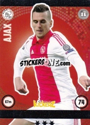 Sticker Arkadiusz Milik - Football Cards 2016 n. 86 - Kickerz